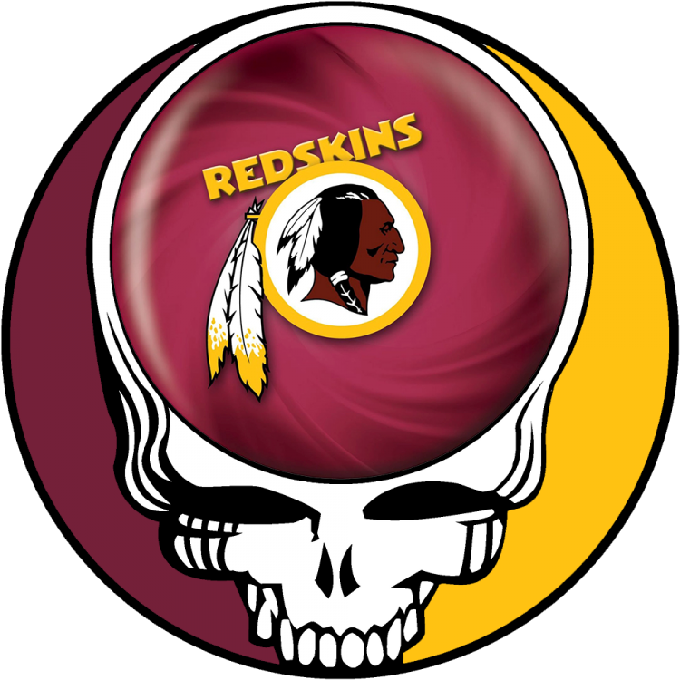 Washington Redskins skull logo DIY iron on transfer (heat transfer)